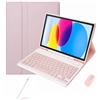 Generic Custodia con tastiera per Samsung Galaxy Tab S11 Ultra (14,6) SM-X930 / SM-X936B, tastiera Bluetooth con mouse wireless, cover protettiva con supporto