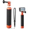Generic Barra galleggiante galleggiante per Insta360 X5 X4 X3 Ace Pro 2, bastone galleggiante universale anti-affondamento per DJI Osmo Action 5 Pro/4/3/2 Series, con cinturino da polso e adattatore di