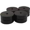 Asuinxurr 4 piedini isolanti per altoparlante HiFi 40 x 23 mm, colore: Nero