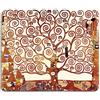 dealzEpic - Arte Mousepad - Gomma Naturale Mouse Pad con Famosa Belle Arti Pittura di Albero della Vita di Gustav Klimt - Bordi cuciti - 24,1x20,1 cm