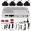 Fydun Kit Telecamera Surround a 360°, Con Parcheggio di Riserva Anteriore Posteriore Sinistro Destro Guida Panoramica con Telecamere a 4 Vie Telecamera per Visione Notturna Impermeabile per Auto