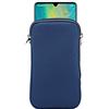 Jlyifan Custodia in neoprene per telefono cellulare con tasca in rete e cordino per iPhone 17 Pro Max 16 Pro Max Samsung Galaxy S25 Ultra S24 Ultra A16 A17 A04s A35 A36 A05 A06 OnePlus 13 Pixel 8 Pro (XL, Blu