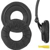 Geekria Cuscinetti auricolari di ricambio in similpelle per Sony MDR-V150, V200, V250, V300, V400, ZX100, ZX110, ZX110NC, ZX220BT, ZX300, ZX310, ZX330BT Cuffie, Cuscinetti (Nero)