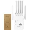 Hardware Tribe 300/1200 Mbps Due modelli di ripetitore di segnale wifi, ripetitore di segnale wireless, ripetitore di estensione della portata con porta Ethernet, configurazione semplice, connessione facile