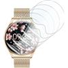 KARYLAX - 6 pellicole protettive per schermo antigraffio, 100% trasparente, compatibile con TAOLOON Smart Watch da donna 1,27