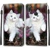 TOMYOU Cover per Huawei P20 Lite, gatto bianco
