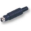 Schurter Cavo Mini DIN a 9 pin, Nero, Connettore, 9 CONTATTI, Compatibile con Dispositivi Mini DIN 9