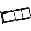 Generico Porta Scheda Dual SIM di Ricambio per Realme 8 5G (RMX3241), Nero