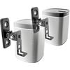 RICOO Supporto Altoparlanti da Parete LH431-B Adatto per SONOS PLAY :1, Supporti per Casse Acustiche Set di 2, Nero