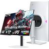 KTC Monitor 27 pollici White Gaming Monitor WQHD (2560 x 1440) Fast IPS, 300 Hz (Supporti 320 Hz via overclocking) 1 ms 144% sRGB High Brightness 450cd/㎡, Low Blue Light, Flicker-Free, 2 HDMI, 1 DP