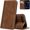 AKABEILA Custodia per Huawei P10 Plus, in pelle PU, con funzione di supporto, chiusura magnetica