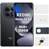 XIAOMI REDMI Note 15 5G - Smartphone 8GB+256GB, Display AMOLED FHD+ da 6,77, Snapdragon 6 Gen 3, Fotocamera da 108MP, Batteria da 5520 mAh, Nero