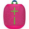 Ultimate Ears WONDERBOOM 3, Altoparlante Portatile Wireless Bluetooth, Suono a 360 Gradi con Bassi Profondi, Impermeabile, Antipolvere IP67, Galleggiante, Portata 40 m - Rosa