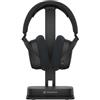 Sennheiser RS 275 TV - Cuffie Bluetooth e trasmettitore, cuffie wireless a bassa latenza con suono surround virtuale, chiarezza vocale e tecnologia Auracast, batteria da 50 ore