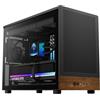 GAMDIAS CASE MICRO TOWER ATHENA M4M WOOD 3x120 FRONTALE IN RETE NOCE