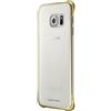Samsung Custodia Clear Cover per Galaxy S6, Oro