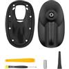 JUQAFY Base di supporto per antenna da tetto di grandi dimensioni adatta per Mini Cooper Clubman S R55 2008-2015, adatta per Mini Cooper Hatchback S R56 2007-2013, con antenna sportiva corta e guarnizione in