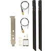 Yunseity Scheda WiFi Wireless AX210NGW WIFI6E, Scheda di Rete M.2 NGFF BT5.2 2.4G/5G/6G, Supporto Tecnologia MU Mimo, per Windows 10/11, Linux, Chroms OS(AX210NGW)