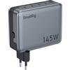 SMALLRIG 145W USB-C Charger, 4-Port PD3.1 GaN Fast Pieghevole Charger per MacBook Pro/Air PPS Wall Charger Power Adapter per iPad, V-Mount Battery, Laptop, Fotocamera - 4748
