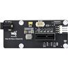 Coolwell PCIe to PCIe x1 Adapter Board (C) for Raspberry Pi 5 | Compatible with PCIe x1, x4, x8, x16 Devices | 16PIN FFC Connector | Power Supply via 12V Header & DC Jack