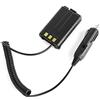 Asudaro Eliminatore batteria Caricabatteria per auto Autoradio Eliminatore batteria Radio portatile Radio bidirezionale Walkie-talkie Accessori compatibili con Baofeng UV-5R UV-5RE UV-5RA
