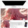 Anjinguang Darling in the Franxxx Tappetino per mouse Zero Two Tappetino per mouse per videogiochi anime, grande tappetino per tastiera, computer portatile, ufficio, studenti, tappetino per mouse per ragazzi e
