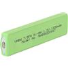 vhbw celle batteria compatibile con Sony MZ-R500, MZ-R501, MZ-R55 lettore CD/Minidisc (1100mAh, 1,2V, NiMH), button top, 7/5F6