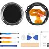 LADYSON Schermo LCD Originale per Garmin Fenix 3 3HR Custodia Frontale LCD Touch Screen Case per Garmin Fenix3 Smart Watch Parti di Ricambio (Nero)