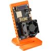 Bitaxe Gamma Bitcoin Miner - Premium Plug-and-Play Home Miner | Made in Germany | 1,3 TH/s | incl. alimentatore di rete e supporto (ventola standard - supporto arancione)