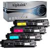 alphaink 4 Toner compatibili con Brother TN-900BK TN-900C TN-900M TN-900Y per stampanti Brother HL 1660E 1660N 1660NE 2060 960 1660DX 1660 LASER AS 1260 LASER AS 1260NE 1260EPN