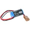 vhbw batteria sostituisce Omron C500-BAT08, 3G2A9-BAT08 per Programmable Logic Controller (1700mAh, 3,6V, Li-SOCl2)