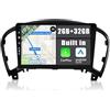 通用 YUNTX[Android 13 2GB+32GB] Autoradio per Nissan Juke J15 (2010-2019)/YF15 Infiniti ESQ (2011-2017): Supporto Dab/Bluetooth/GPS/WiFi/2 Din/9 Touchscreen/4G/RCA/CarPlay/USB