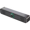 DzpKrka Altoparlante da desktop, altoparlante per computer portatile, soundbar con bassi profondi, alimentazione USB per palcoscenico, musica, aule, PC, auto, tablet, televisore, monitor, ufficio, per