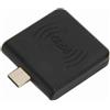 Bewinner Lettore di Carte D'identità RFID Portatile, Lettore di Smart Card per Telefoni Cellulari di Tipo C, Plug And Play, Lettura Rapida di Carte per Smartphone con Funzione OTG(Nero)