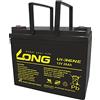 Kung Long Batteria al piombo U1-36NE, 12 V, 36 Ah, resistente ai cicli