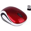 Jeimay Per PC Laptop Wireless Mini Mouse Computer Gaming Piccolo Mouse Portatile 1600DPI Mouse ottico USB Ergonomico per PC Laptop Regalo (rosso)