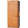 Hkess Custodia Placcatura Specchio per Xiaomi Mi 10/Mi 10 Pro Funzione Stand Traslucido Clear View Standing Cover 360 Gradi Protezione Cassa Mirror Flip Antiurto Anti Graffio Bumper, Oro