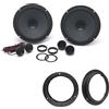 Superauto hi-fi Kit 4 Casse Woofer Tweeter165 mm Compatibile con Mercedes Classe A (W169) e Classe B (W245) Con Adattatori Altoparlanti Hertz ANTERIORE