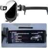 Kacarx Supporto Telefono Auto Per BMW X5 / X6 accessori [Solo compatibile con BMW X5 e X6 F15, F16, F85, F86 anni 2014-2018] Rotativo 360°、Funzionamento a una mano、Facile da installare