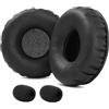 TaiZiChangQin Kit di cuscinetti auricolari in schiuma per PC 960, compatibili con Logitech PC Headset 960 USB (auricolari in pelle proteica)