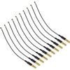 JUROUPI 10pcs Semi -build -in Molla Antenna 433-470MHz Interfaccia IPEX IPEX COPPER RG1.13 per Modulo Lora