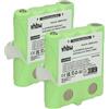 vhbw 2x batteria compatibile con Oricom PMR1000 radio (700mAh, 4,8V, NiMH) - Sostituisce PX-175-675, PX-1754-919, PX-1755, PX-1761, LH060-3A44C4BT, MT700D03XXC