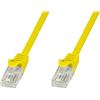 Techly Professional 100822 Cavo di Rete Patch in Rame Cat.6 Giallo UTP 0,3 Metri Giallo