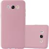 Cadorabo Custodia per Samsung Galaxy J7 2016 in Candy Rosa - Morbida Cover Protettiva Sottile di Silicone TPU con Bordo Protezione - Ultra Slim Case Antiurto Gel Back Bumper Guscio