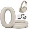 XBERSTAR Cuscinetti auricolari per Sony WH-1000XM3 (WH1000XM3) Cuffie di ricambio per cuffie auricolari con memory foam in pelle proteica (oro)