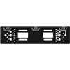 AntDau71® - Porta Targa Posteriore con Telecamera 8 Led e Sensori di Parcheggio, per Auto, Camion, Camper. Di Alta Qualità. Ottima Visione Notturna