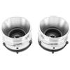 Mtlavishness Adattatore Hub NAB /4 10 Pollici Dispositivo di Caricamento Universale con Struttura Robusta Bloccabile per Macchine a Nastro Lettori Bobina Compatibile con Studer B67 Argento