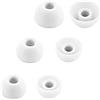 Aiivioll Puntine compatibili con Beats Fit Pro/Studio Buds/Studio Buds+ Earbud, 3 taglie S/M/L 6 punte morbide in silicone per auricolari di ricambio, compatibili con Beats Fit Pro (6 pezzi/Bianco)
