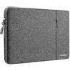 HSEOK Custodia Sottile per Laptop da 13,3 14, Custodia Antipioggia e Antiurto per MacBook Pro da 14 e tutti i modelli da 13,3 MacBook Air/Pro, la maggior parte dei PC da 13-14，Grigio scuro