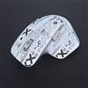 JIROAOTIC Nastro adesivo per mouse wireless Logitech Mx Master3 3s, con pelle di lucertola, che succhia il sudore, antiscivolo, pre-tagliato, facile da installare, bianco X)